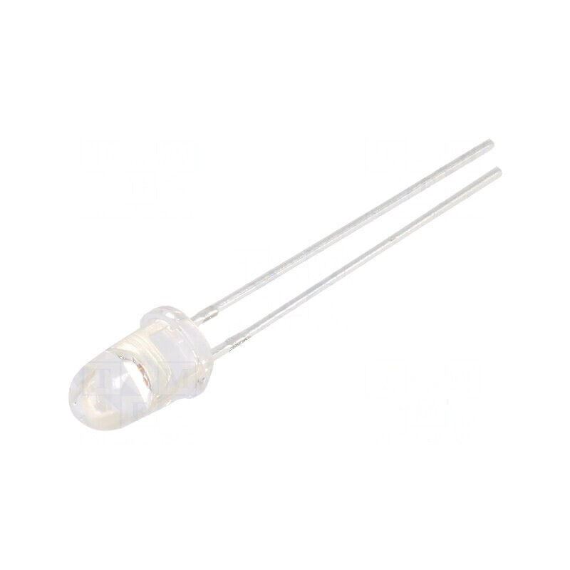 LED 5mm Roșie Convexă 15° - Tensiune de Funcționare 2,1-2,6VDC, Număr Termic 2 | Electronic-mag.ro | Componente Electronice