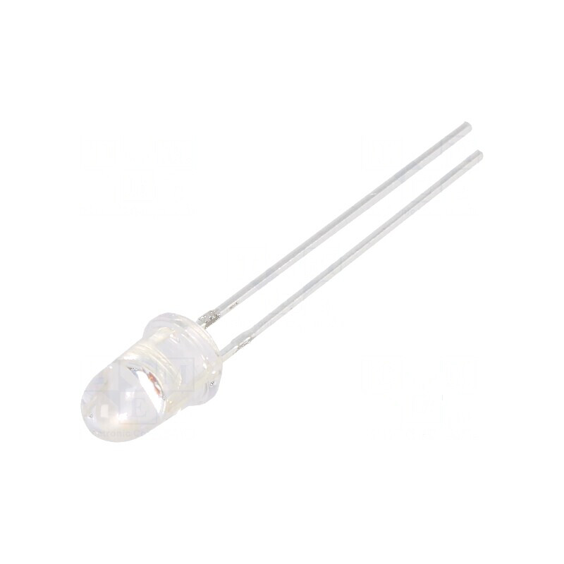 LED 5mm Galben 15° Convex, Temperatura de Funcționare: -30° la 85°C, Nr. Term: 2 | Electronic-mag.ro | Componente Electronice