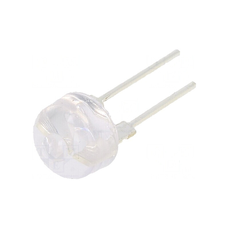 LED galben 10mm 90000-120000mcd 12° convex - iluminare de înaltă intensitate | Electronic-mag.ro | Componente Electronice
