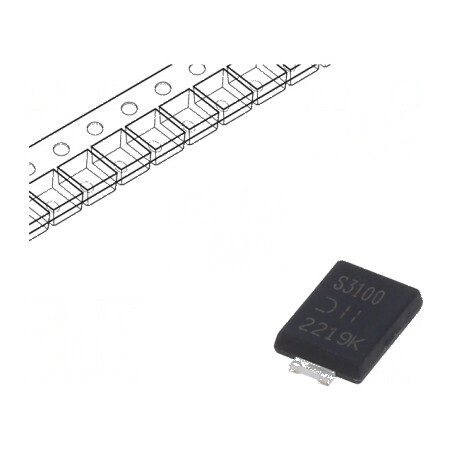 Diodă Schottky SMD 100V 3A PowerDI®5 - Redresor pentru aplicații electronice, rolă/bandă | Electronic-mag.ro | Componente Electr