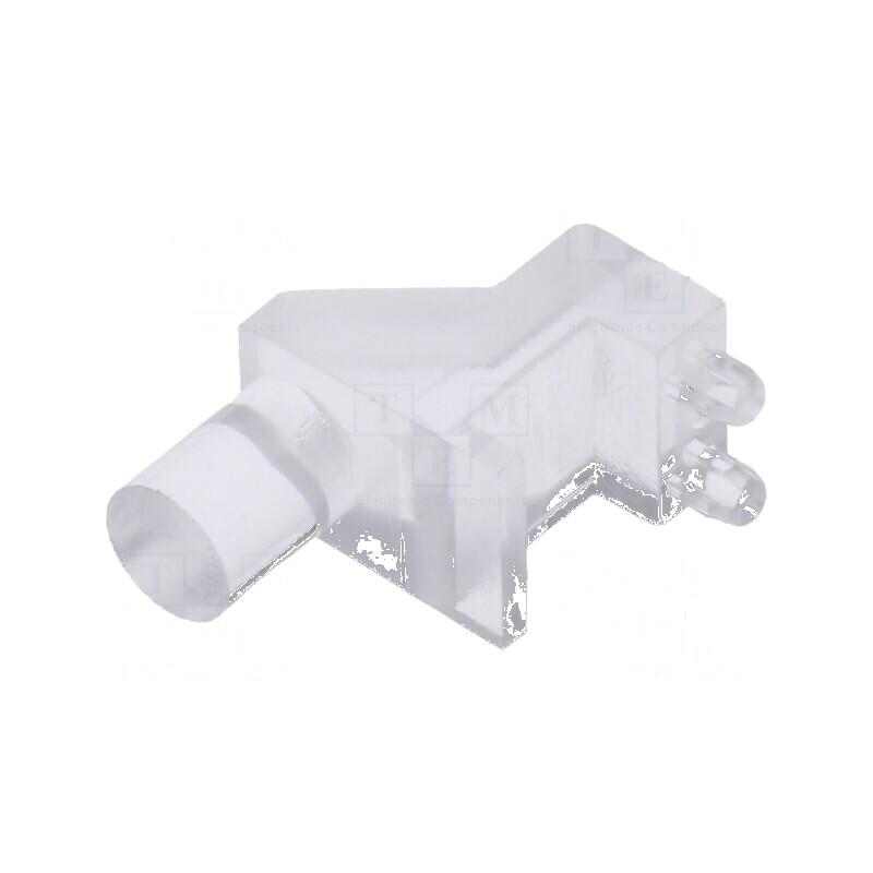 Tub LED Ø3mm cu parte frontală plată, dimensiuni Y: 3,8mm, X: 5,1mm | Electronic-mag.ro | Componente Electronice