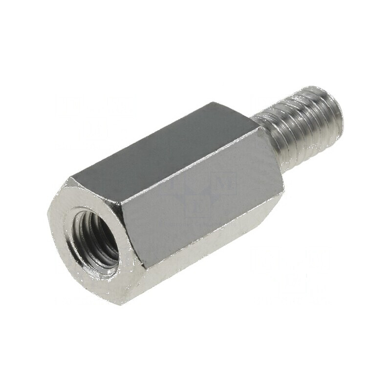 Piuliță Distanțieră Filetată 12mm M4 - Compatibilitate Filet Interior și Exterior M4 | Electronic-mag.ro | Componente Electronic