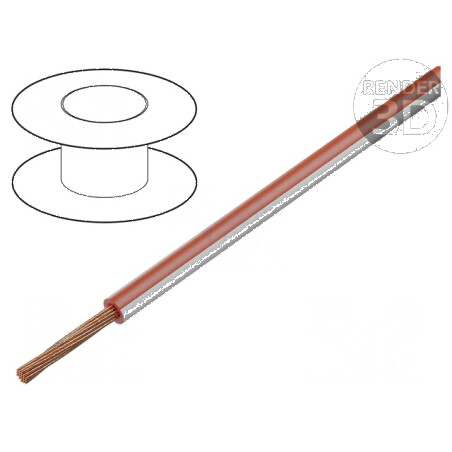 Cablu FLRY-B 1x1mm² Lită Cu PVC Roșu-Alb 60V 100m Clasa 5 pentru Instalații Electrice | Electronic-mag.ro | Componente Electroni