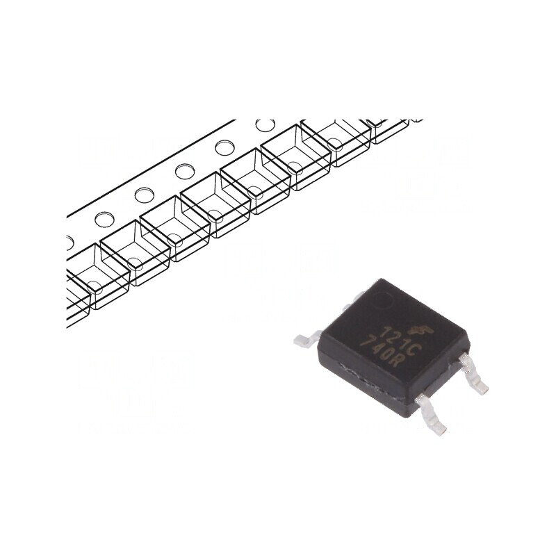 Optocuplor SMD cu 1 Canal și Ieșire Tranzistori - CTR 100-200% la 5mA | Electronic-mag.ro | Componente Electronice Optocuplor SMD cu 1 Canal și Ieșire Tranzistori - CTR 100-200% la 5mA | Electronic-mag.ro | Componente Electronice