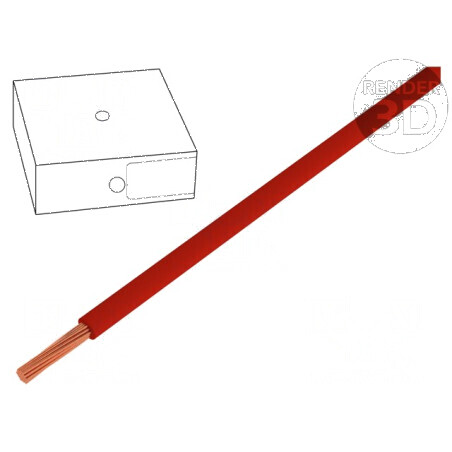 Cablu H07V-K Litat Cu 1,5mm² PVC Roșu 450V/750V Clasa 5 - Cablu Electric pentru Instalatii Industriale și Rezidențiale | Electro