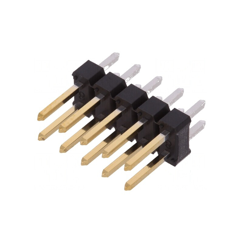 Conector BERGSTIK cu 10 pini drept, tată - Şiruri Pini pentru Conexiuni Electrice | Electronic-mag.ro | Componente Electronice