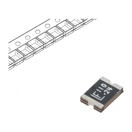 Siguranţă polimerică PTC ardere rapidă 1,1A 24VDC SMD pentru protecţia circuitelor electrice | Electronic-mag.ro | Componente El