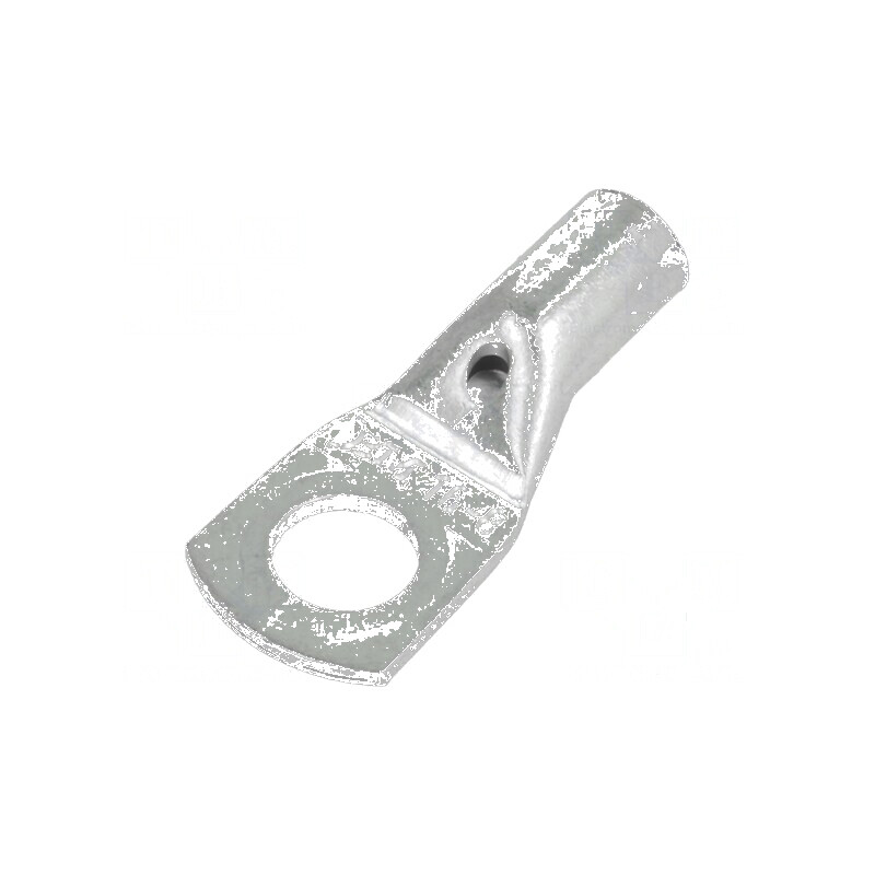 Vârf Inelar Tubular M8 16mm² Crimat pe Cablu Neizolat din Cupru - Conector Electric Profesional | Electronic-mag.ro | Componente