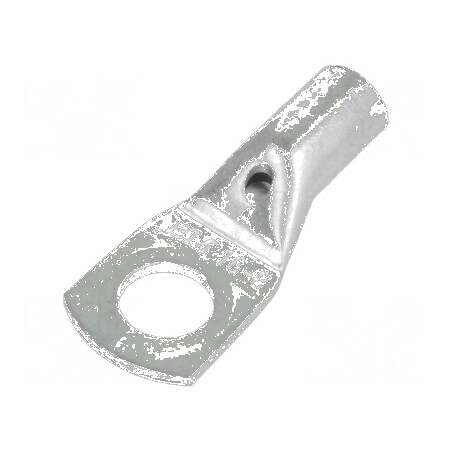 Vârf Inelar Tubular M8 16mm² Crimat pe Cablu Neizolat din Cupru - Conector Electric Profesional | Electronic-mag.ro | Componente