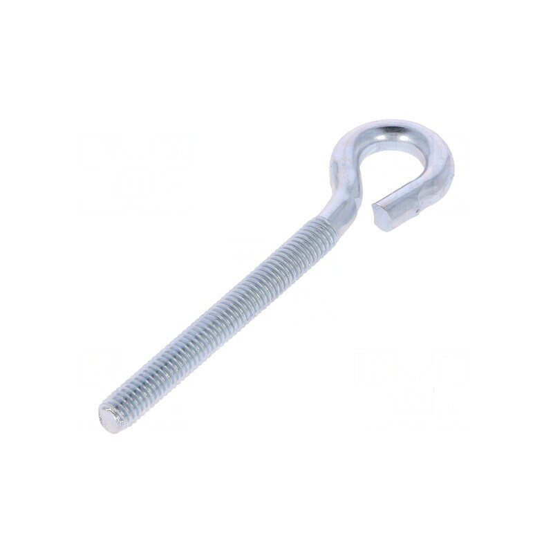 Cârlig inelar din oțel zincat 80mm - Accesoriu de fixare rezistent | Electronic-mag.ro | Componente Electronice