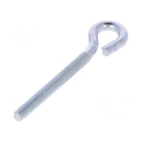 Cârlig inelar din oțel zincat 80mm - Accesoriu de fixare rezistent | Electronic-mag.ro | Componente Electronice