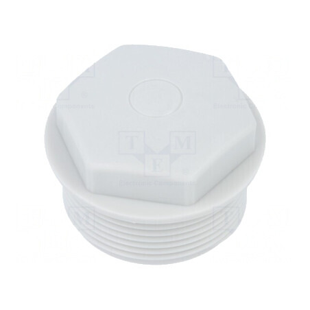 Capac de protecție M32 1,5 IP54 din polietilenă gri pentru temperaturi -20 până la 80°C | Electronic-mag.ro | Componente Electro