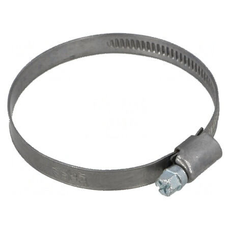 Colier de Strângere cu Şurub W: 9mm, Crimpare 50÷70mm D W2 - Accesoriu Industrial de Îmbinare | Electronic-mag.ro | Componente E