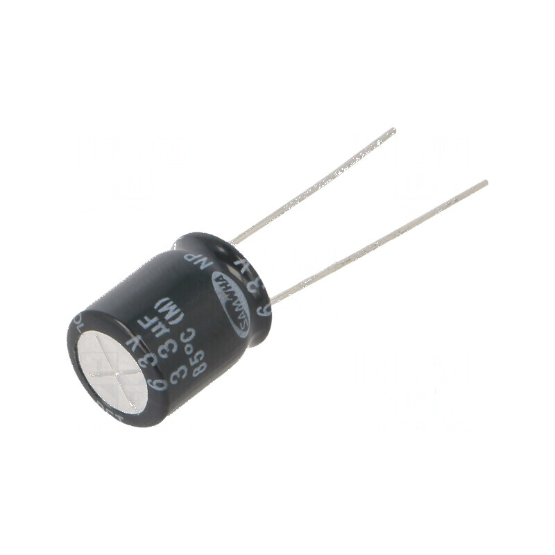 Condensator electrolitic bipolar THT 33uF 63VDC Ø10x12,5mm - Componentă electronică de calitate superioară | Electronic-mag.ro | Condensator electrolitic bipolar THT 33uF 63VDC Ø10x12,5mm - Componentă electronică de calitate superioară | Electronic-mag.ro |