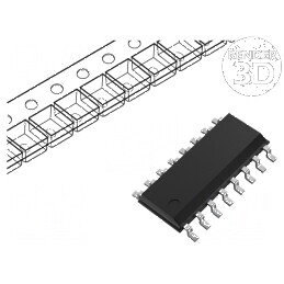 Counter digital CMOS 14 etape, tip ripple, 2 intrări, 1 canal - IC HC | Electronic-mag.ro | Componente Electronice