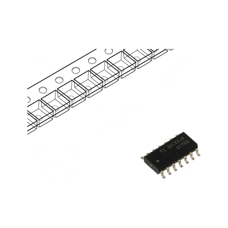 IC Digital SMD SO14 4 Canale 2 Intrări 4,5÷5,5VDC ACT | Electronic-mag.ro | Componente Electronice