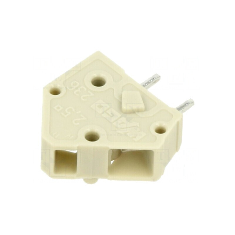 Regletă de conexiuni PCB unghi 45° 5mm, 1 pin, 24A | Electronic-mag.ro | Componente Electronice
