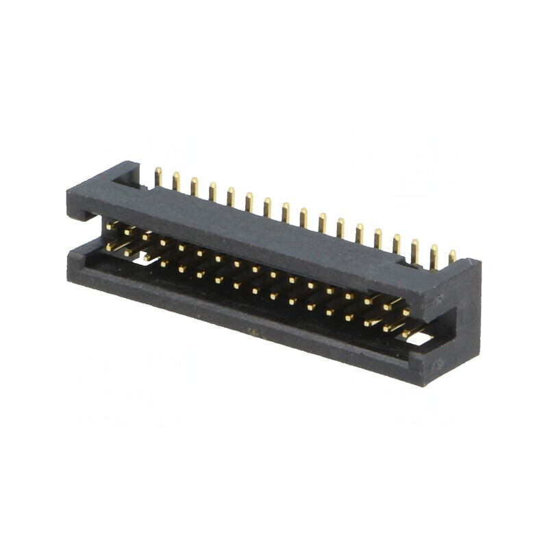 Conector IDC Soclu Tată PIN 34 Drept SMT Gold Flash 1,27mm - Componentă Electrotehnică de Înaltă Calitate | Electronic-mag.ro | 