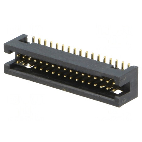 Conector IDC Soclu Tată PIN 34 Drept SMT Gold Flash 1,27mm - Componentă Electrotehnică de Înaltă Calitate | Electronic-mag.ro | 