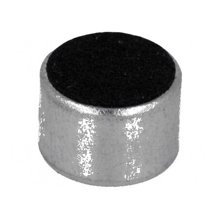 Microfon condensator profesional 20-16000Hz, 2,2kΩ, Ø9,7x6,5mm, 500uA | Electronic-mag.ro | Componente Electronice