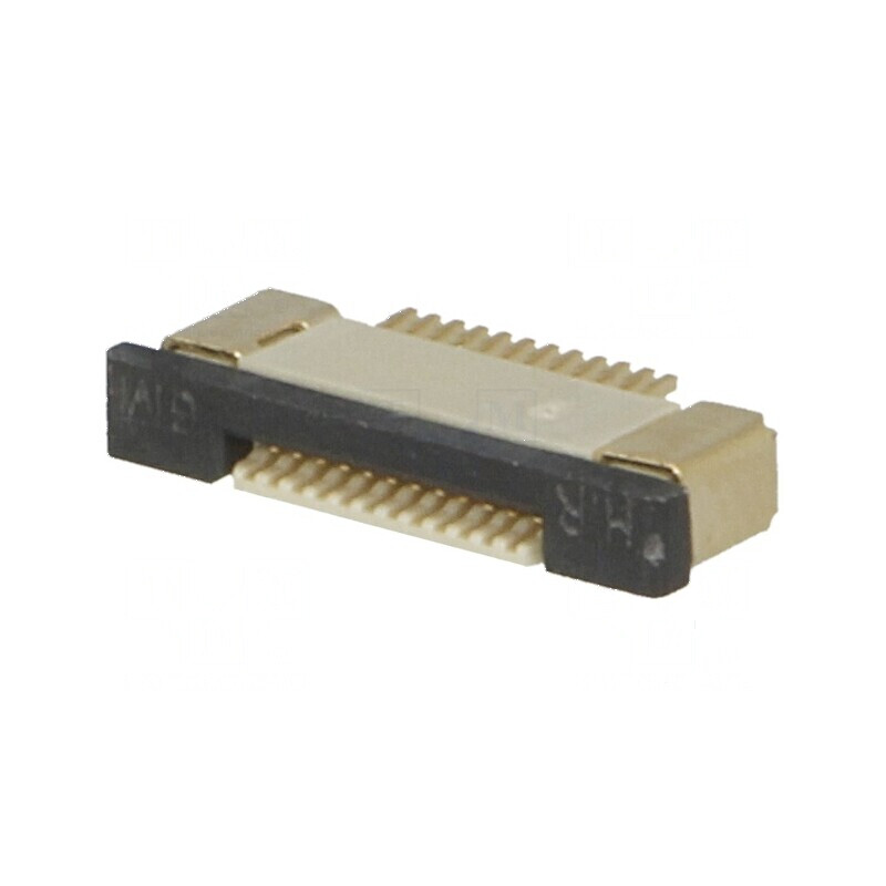 Conector FFC/FPC Orizontal 12 PIN Superioare ZIF - Conector ZIF pentru Aplicatii Electronice | Electronic-mag.ro | Componente El