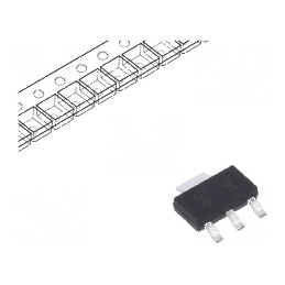 Tranzistor NPN Bipolar 60V 1A 3W SOT223 - Componentă Electronică pentru Circuite Integrate | Electronic-mag.ro | Componente Elec