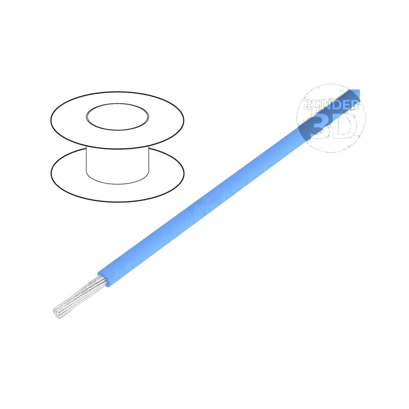Cablu H05V-K Litat 1mm² PVC Albastru 300V/500V - 250m | Electronic-mag.ro | Componente Electronice Cablu H05V-K Litat 1mm² PVC Albastru 300V/500V - 250m | Electronic-mag.ro | Componente Electronice
