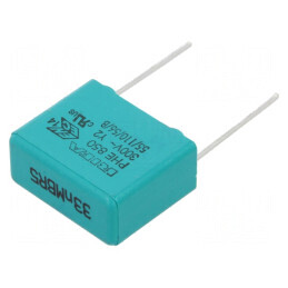 Condensator Polipropilenă Y2 33nF THT 15mm ±20% Dimensiuni 8x15x18mm | Electronic-mag.ro | Componente Electronice