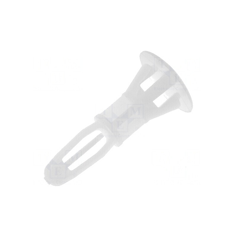 Ştift de montare poliamidă 9,5mm - Clichet Ø2: 6mm, Ø1: 4mm | Electronic-mag.ro | Componente Electronice