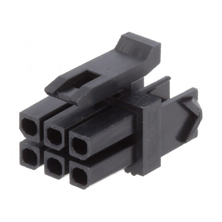Conector Micro-Fit TPA 3mm PIN 6 pentru cablu-placă mufă mamă | Electronic-mag.ro | Componente Electronice