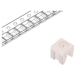 Emiţător IR 4040 Transparent 860nm 10mW 60° SMD 70mA 1,6÷2V - Dispozitiv de Emitere Infraroșu | Electronic-mag.ro | Componente E