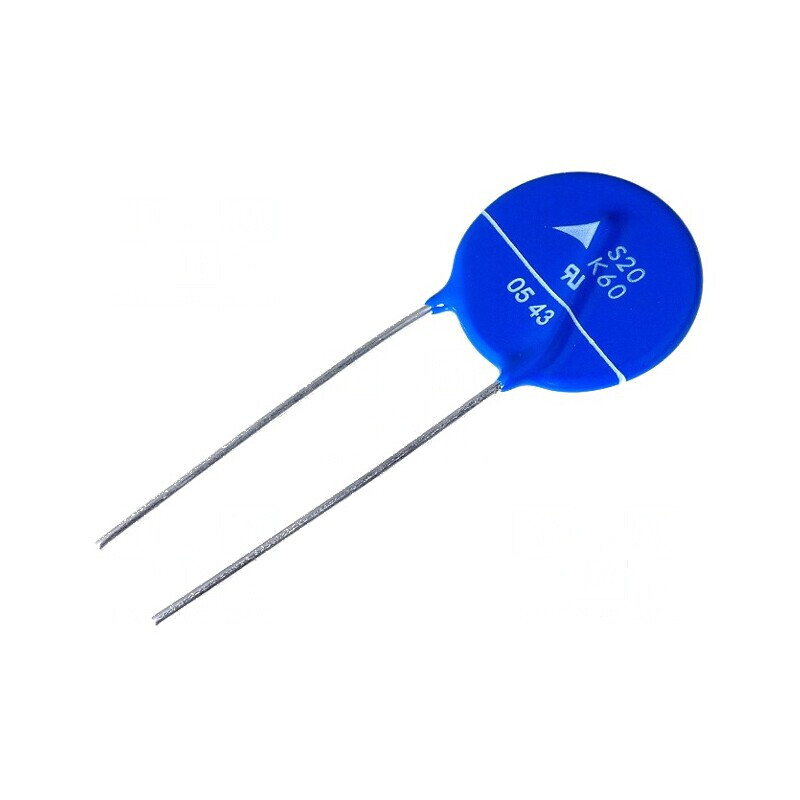 Varistor Oxid de Metal THT 60VAC 85VDC 100V 6500A - Interval Temperatura -40÷105°C | Electronic-mag.ro | Componente Electronice