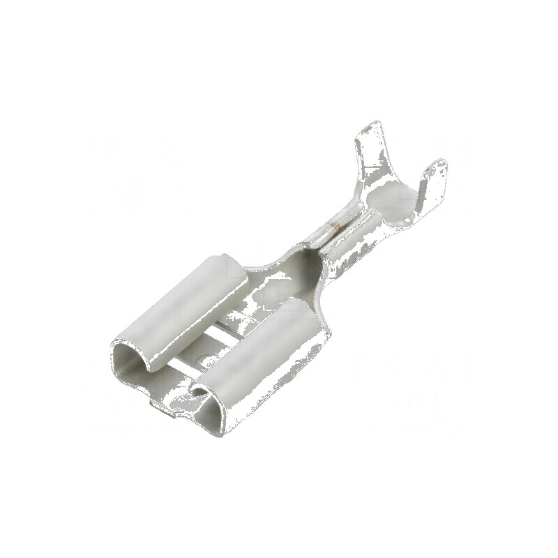 Terminal plat 6,3mm 0,8mm mamă pentru cablu 0,5-1,65mm² - Crimpat | Electronic-mag.ro | Componente Electronice