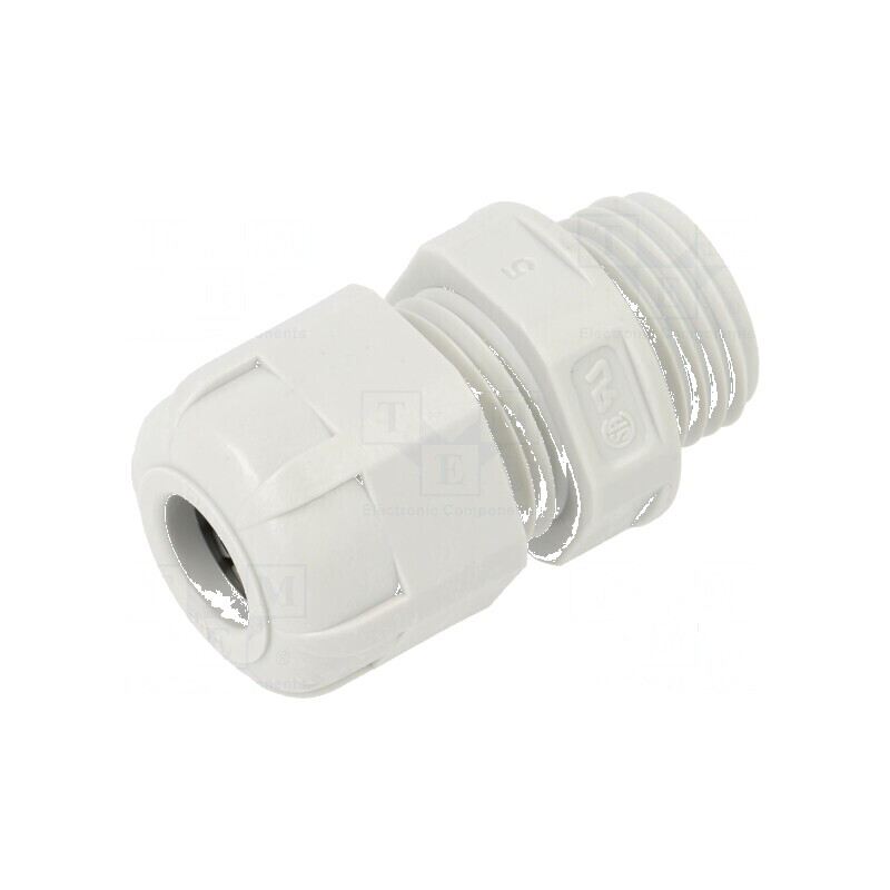 Garnitură de etanșare PG9 IP68 din poliamidă gri deschis, certificată UL94V-2 pentru protecție maximă | Electronic-mag.ro | Comp