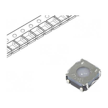 Microîntrerupător TACT SPST-NO Poz: 2 0,05A/32VDC SMT - Comutator Compact pentru Circuit Electric | Electronic-mag.ro | Componen