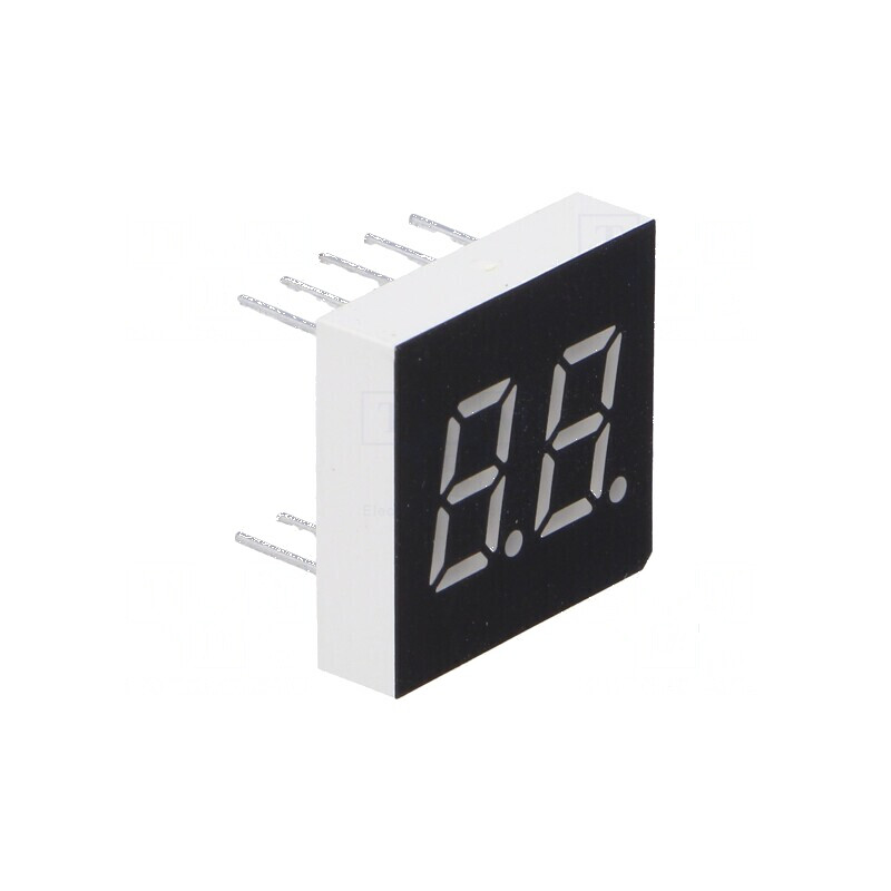 Afișaj LED cu 7 segmente, 7,62 mm, 0,3 Nr. car: 2, roșu, 4 mcd, pentru aplicații electrice | Electronic-mag.ro | Componente Elec Afișaj LED cu 7 segmente, 7,62 mm, 0,3 Nr. car: 2, roșu, 4 mcd, pentru aplicații electrice | Electronic-mag.ro | Componente Elec
