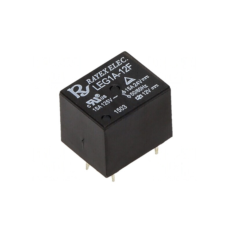 Releu electromagnetic SPST-NO 12VDC, 15A/120VAC cu terminale LEG | Electronic-mag.ro | Componente Electronice Releu electromagnetic SPST-NO 12VDC, 15A/120VAC cu terminale LEG | Electronic-mag.ro | Componente Electronice