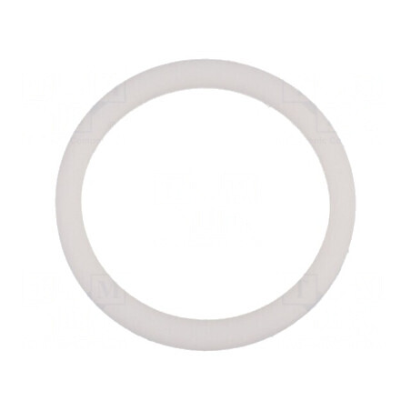 Garnitură PTFE Albă, 2mm Grosime, 16,1mm Diametru Interior, 21,6mm Diametru Exterior, M16 | Electronic-mag.ro | Componente Elect