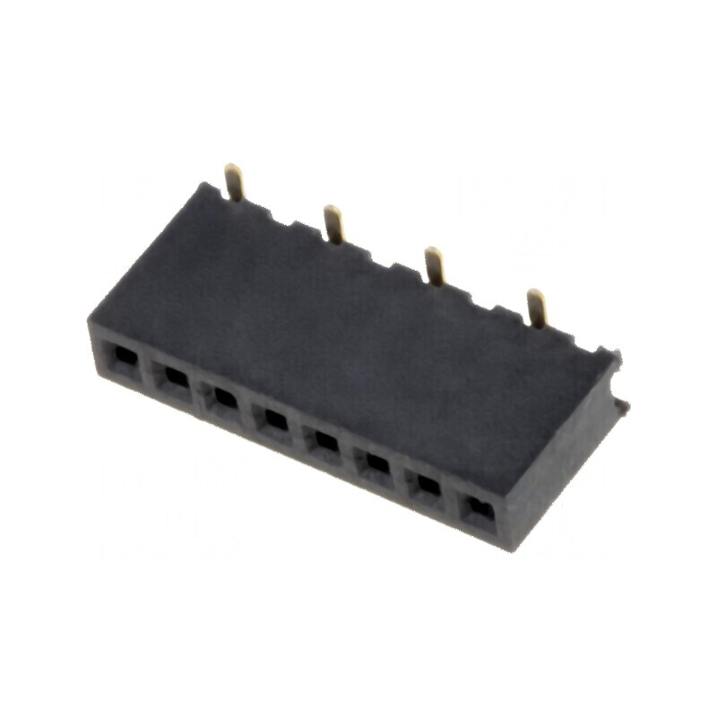 Conector şiruri pini soclu mamă 8 pini 1,27mm SMT 1x8 | Electronic-mag.ro | Componente Electronice