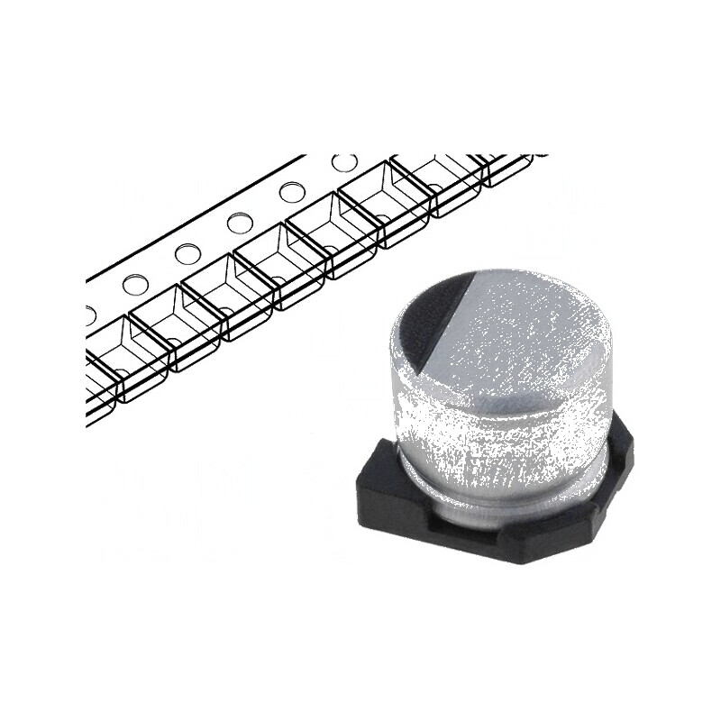 Condensator Electrolitic Low ESR SMD 47uF 35VDC Ø8x6,2mm - Componentă Electronică de Înaltă Performanță | Electronic-mag.ro | Co Condensator Electrolitic Low ESR SMD 47uF 35VDC Ø8x6,2mm - Componentă Electronică de Înaltă Performanță | Electronic-mag.ro | Co