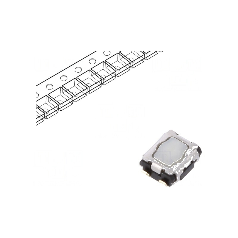 Microîntrerupător TACT SPST Pozitie 2 SMT 3,5N 1,7mm EVPAA - Comutator Compact pentru Aplicații Electronice | Electronic-mag.ro 