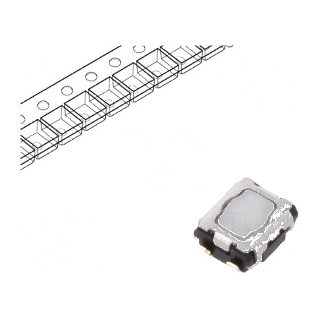 Microîntrerupător TACT SPST Pozitie 2 SMT 3,5N 1,7mm EVPAA - Comutator Compact pentru Aplicații Electronice | Electronic-mag.ro 