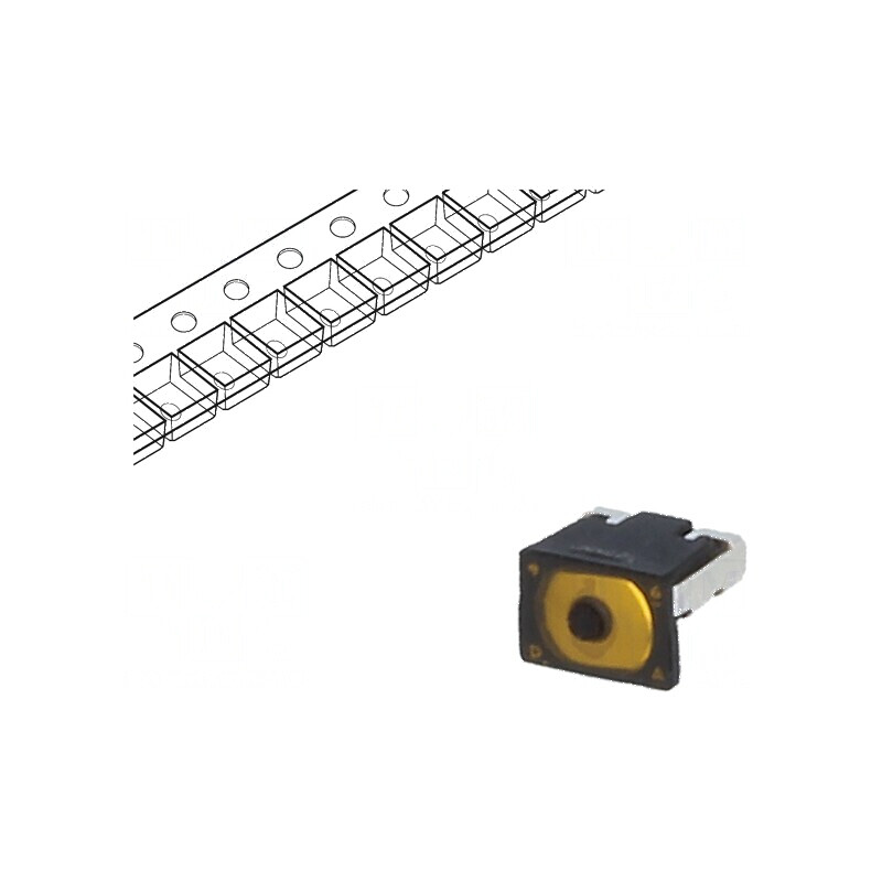 Microîntrerupător TACT SPST Pozitiv 2 0,02A/15VDC SMT Fără 1,6N - Comutator Compact pentru Aplicații Electronice | Electronic-ma