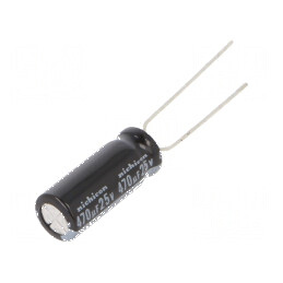 Condensator electrolitic low ESR THT 470uF 25VDC Ø8x20mm - Componentă electronică de înaltă performanță | Electronic-mag.ro | Co
