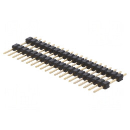 Conector șiruri pini tată 20 pini cu 2 nivele drept - Componente electronice de conectare | Electronic-mag.ro | Componente Elect