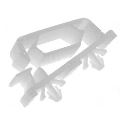 Element de prindere cu clichet din poliamidă naturală - soluție durabilă pentru fixare eficientă | Electronic-mag.ro | Component