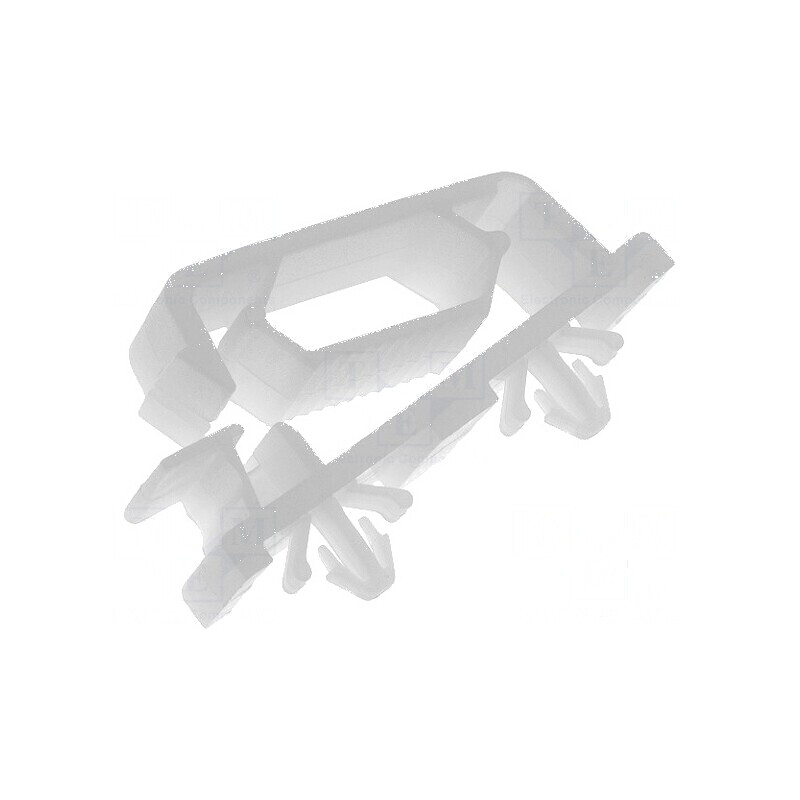 Element de prindere cu clichet din poliamidă naturală - soluție durabilă pentru fixare eficientă | Electronic-mag.ro | Component