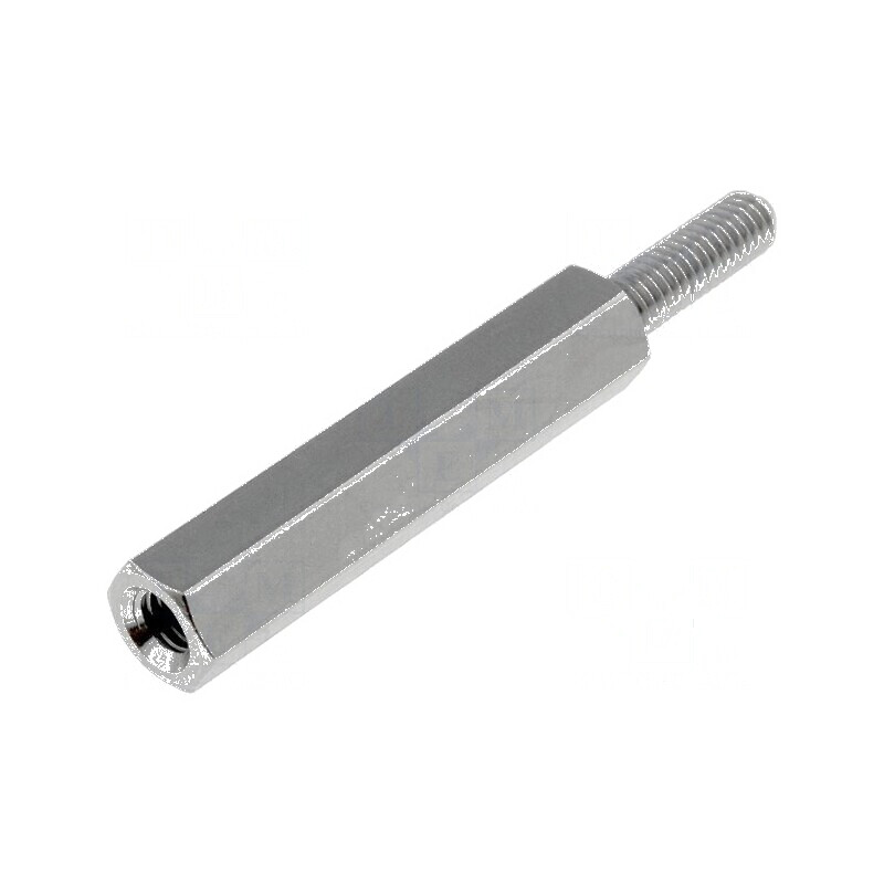 Piuliță Distanțieră Filetată 25mm M3 - Compatibilitate Filet Intern și Extern M3 | Electronic-mag.ro | Componente Electronice