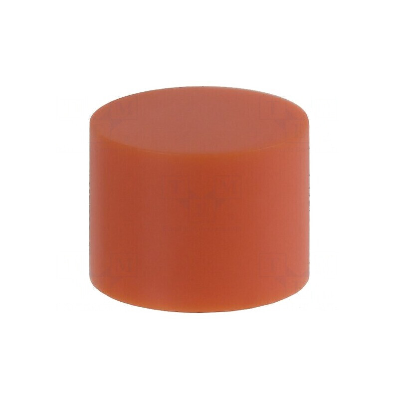 Tastă cu împingere rotundă portocalie Ø9,5mm, 7mm, temperatură de funcționare 25÷70°C | Electronic-mag.ro | Componente Electroni