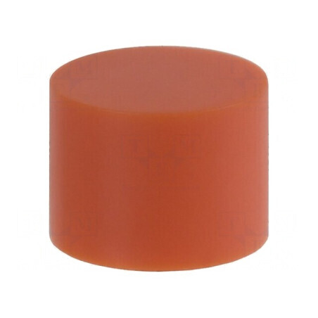 Tastă cu împingere rotundă portocalie Ø9,5mm, 7mm, temperatură de funcționare 25÷70°C | Electronic-mag.ro | Componente Electroni